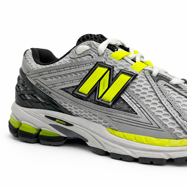 Tênis New Balance 1906R light Silver Verde Neon
