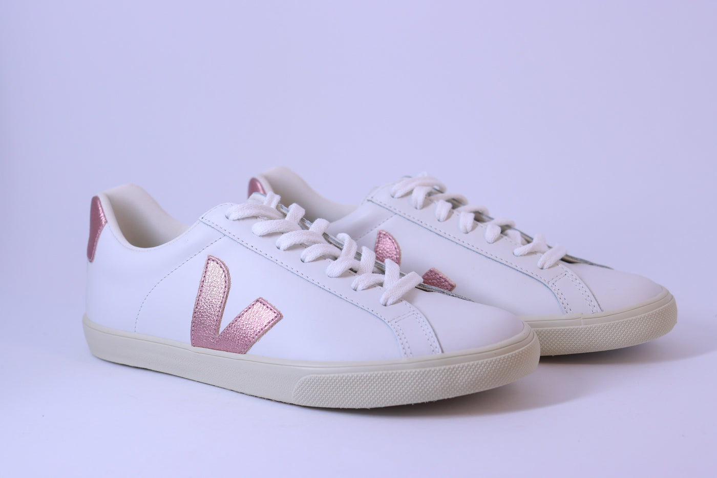 Tênis Feminino Veja Esplar Leather White Nacre