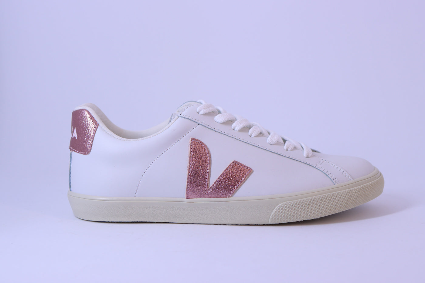 Tênis Feminino Veja Esplar Leather White Nacre