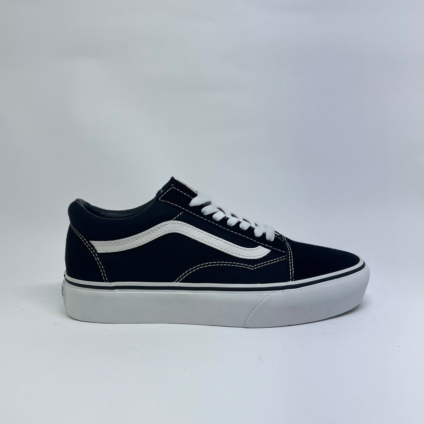 Tenis Feminino Vans Old Skool Plataforma Black