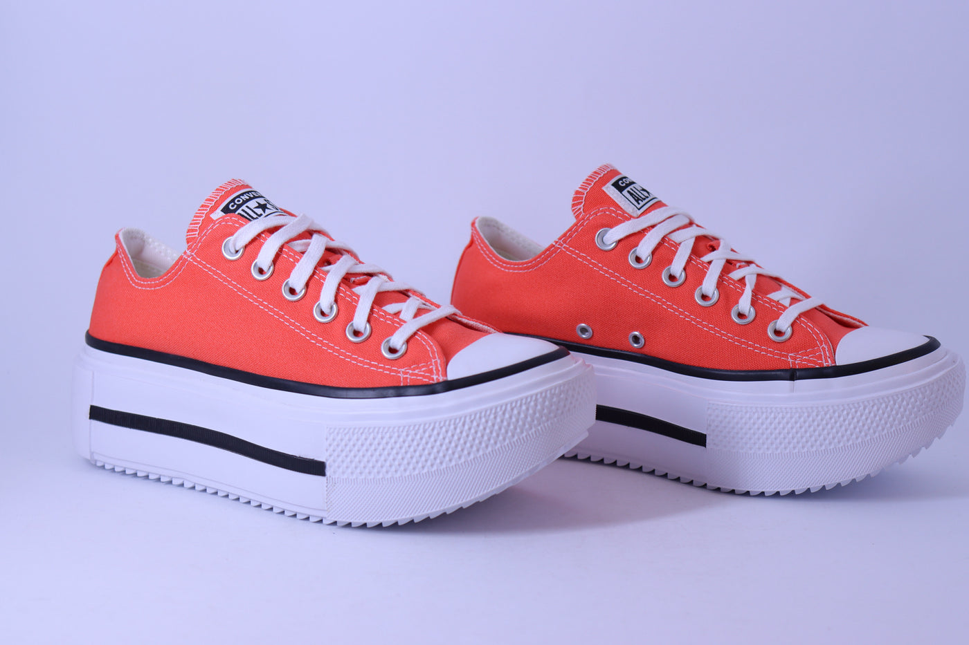 Tênis Feminino Converse Chuck Taylor All Star Lift Double Stack Laranja