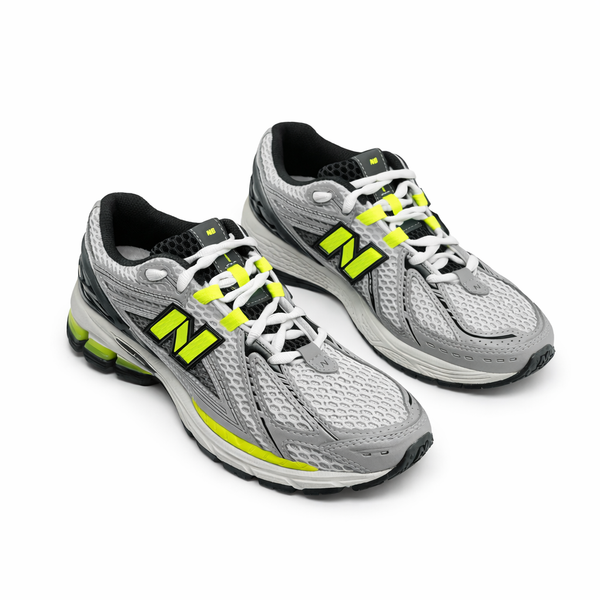 Tênis New Balance 1906R light Silver Verde Neon