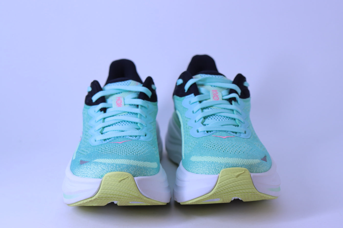 Tênis Hoka Bondi 9 – Aqua / Pink / Mint