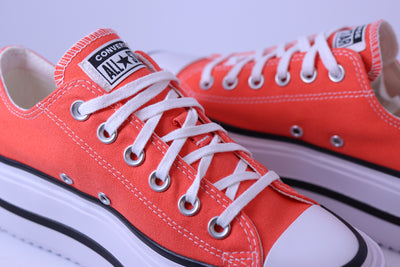 Tênis Feminino Converse Chuck Taylor All Star Lift Double Stack Laranja