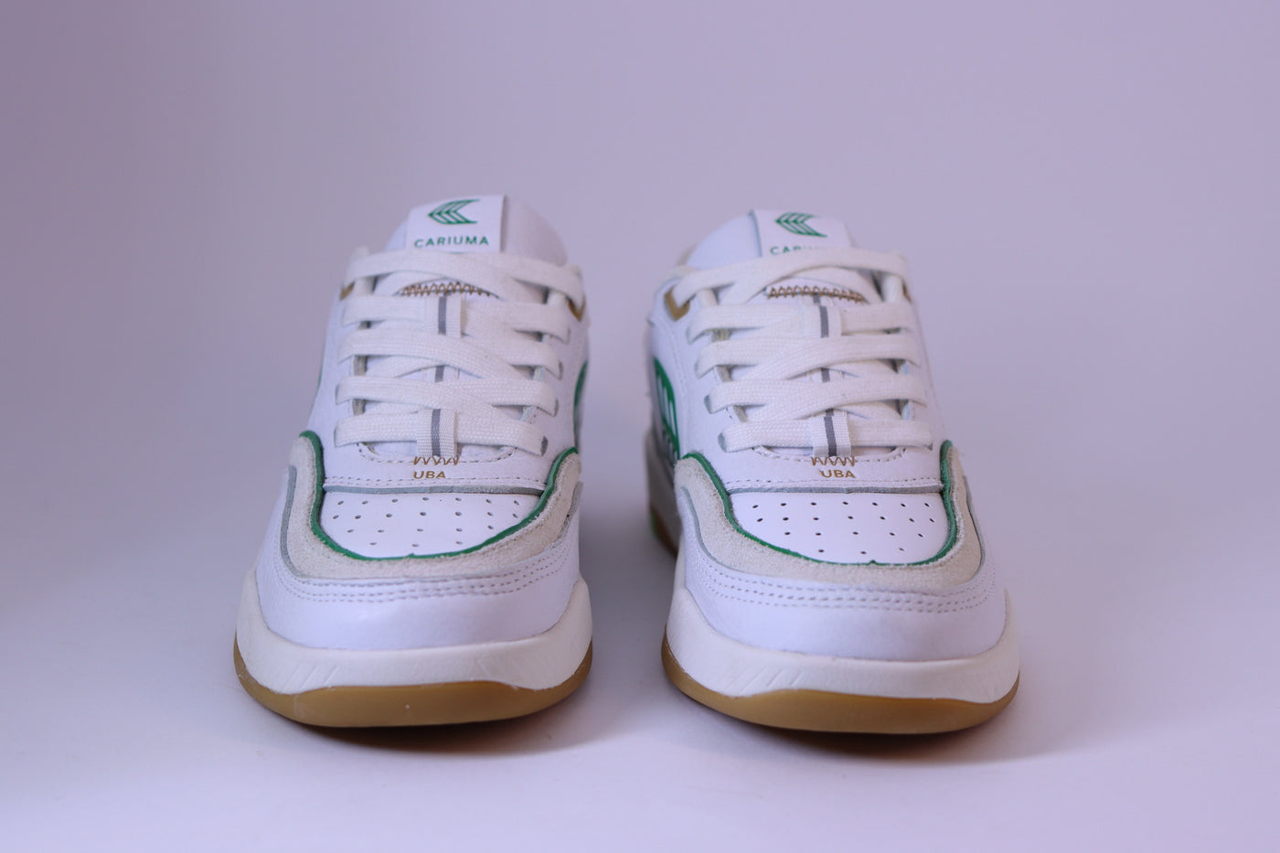 Tênis Feminino Cariuma Uba – White/Green Gum