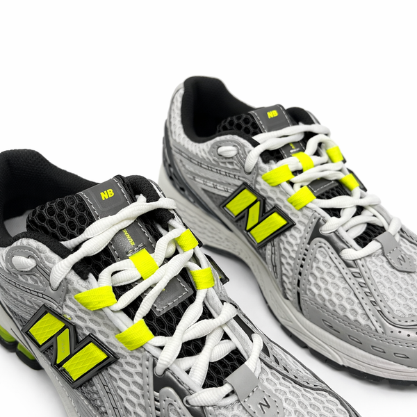 Tênis New Balance 1906R light Silver Verde Neon