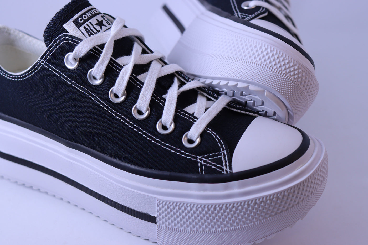 Tênis Feminino Converse Chuck Taylor All Star Lift Double Stack Preto