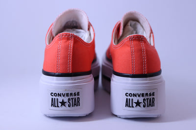 Tênis Feminino Converse Chuck Taylor All Star Lift Double Stack Laranja