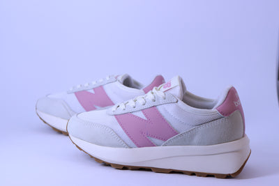 Tênis Feminino New Balance 370v1 Branco/Rosa