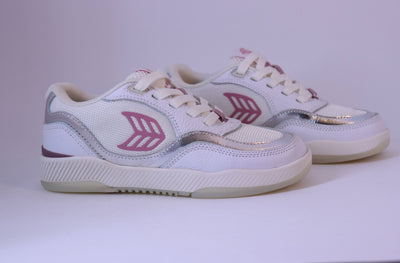 Tênis Feminino Cariuma Uba – White/Silver Rose