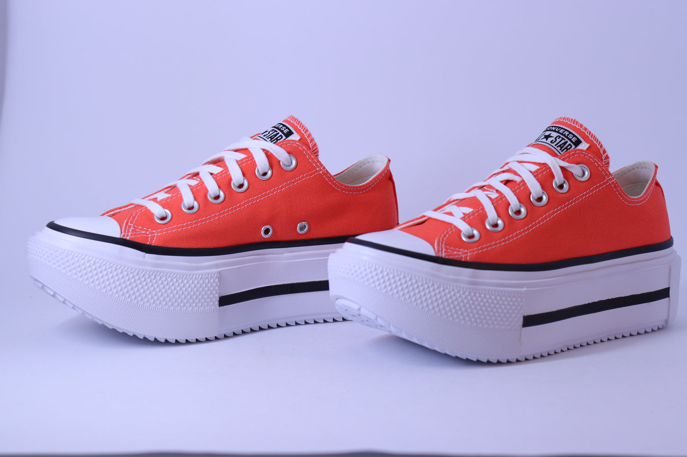 Tênis Feminino Converse Chuck Taylor All Star Lift Double Stack Laranja