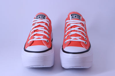 Tênis Feminino Converse Chuck Taylor All Star Lift Double Stack Laranja