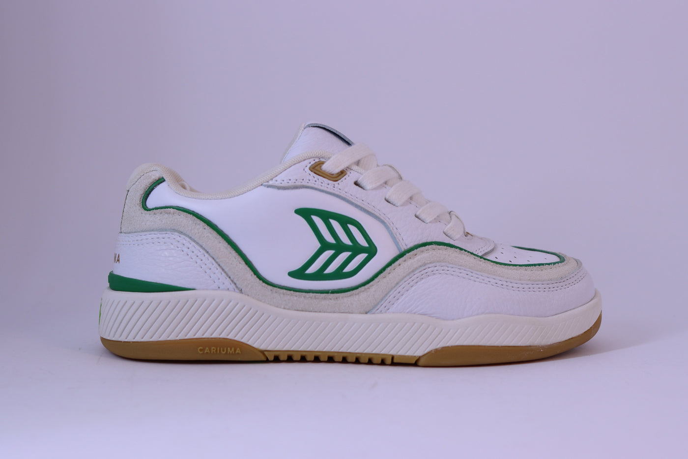 Tênis Feminino Cariuma Uba – White/Green Gum