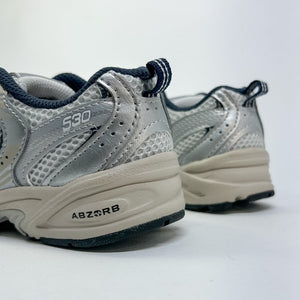 Tênis Infantil New Balance 530 Branco Azul Marinho