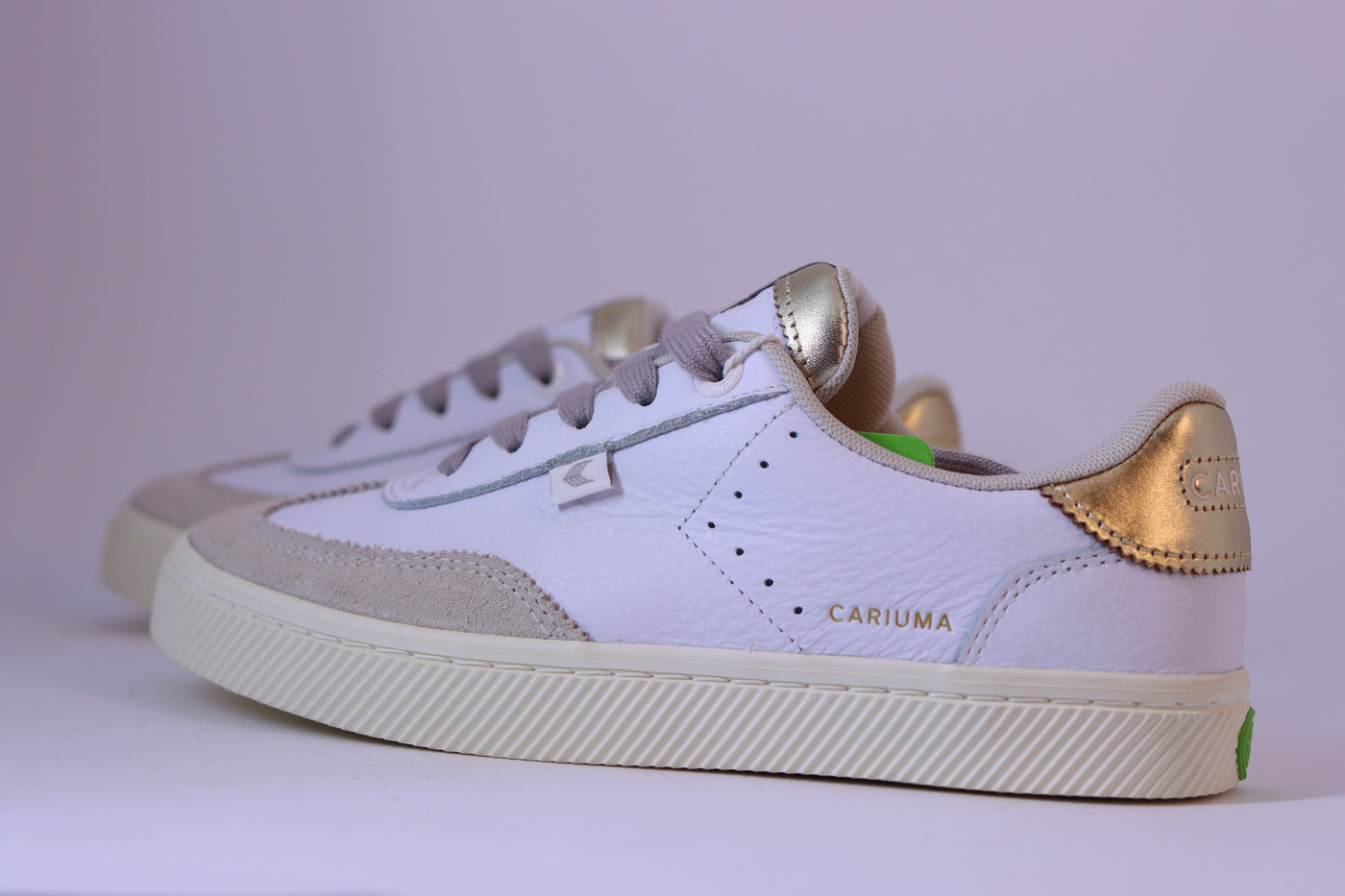 Tênis Feminino Cariuma Toca – White/Gold