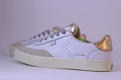 Tênis Feminino Cariuma Toca – White/Gold