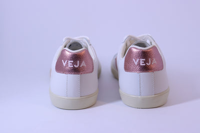 Tênis Feminino Veja Esplar Leather White Nacre
