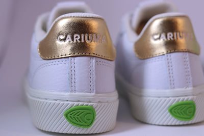 Tênis Feminino Cariuma Salvas White/Gold