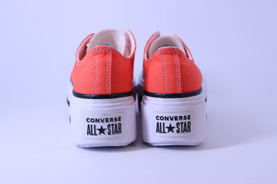 Tênis Feminino Converse Chuck Taylor All Star Lift Double Stack Laranja