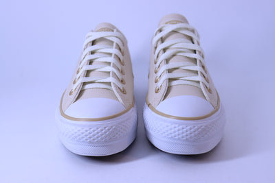 Tênis Feminino Converse Chuck Taylor Lift Platform – Bege