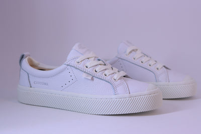 Tênis Feminino Cariuma Oca Low – All White Leather