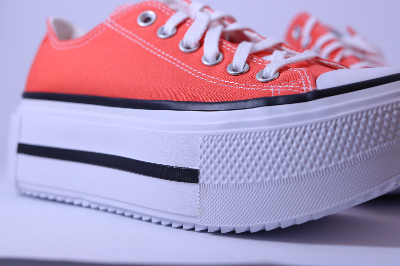 Tênis Feminino Converse Chuck Taylor All Star Lift Double Stack Laranja