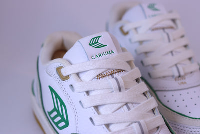 Tênis Feminino Cariuma Uba – White/Green Gum